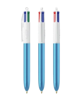 BIC® 4 Colours® Shine metallic pen, customisable