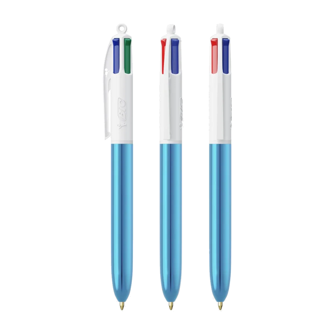 BIC® 4 Colours® Shine metallic pen, customisable