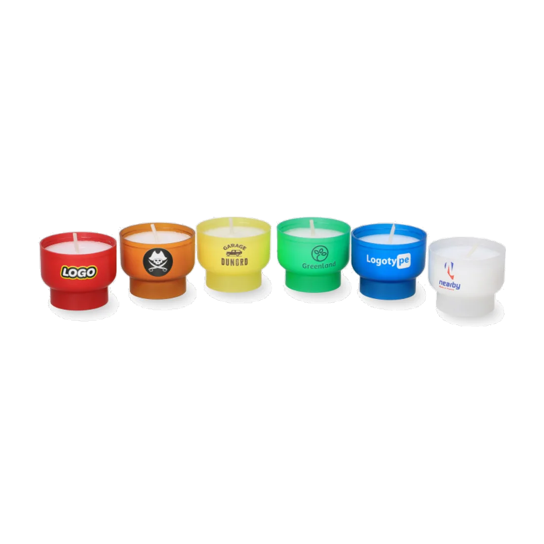 Custom tea light candle