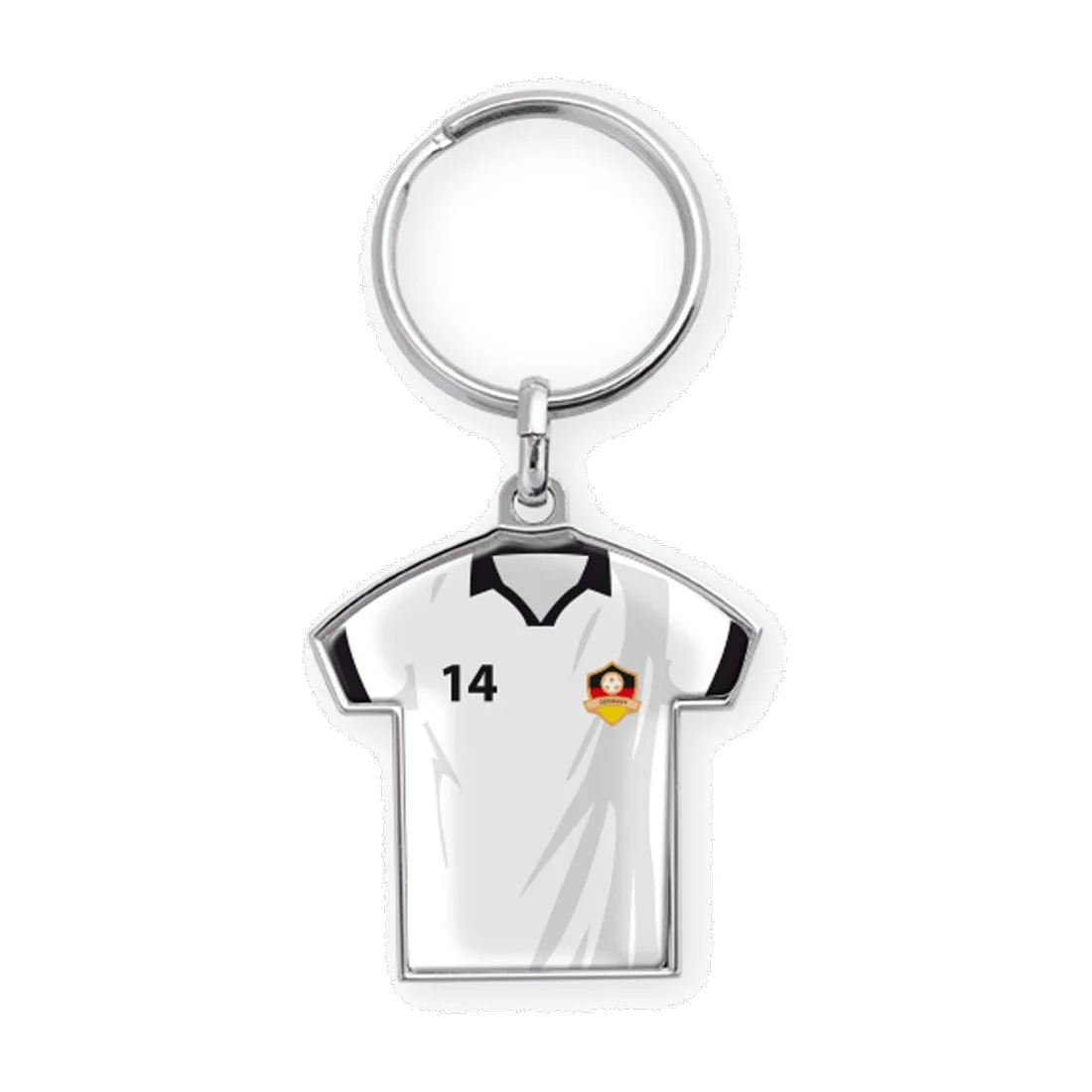 Custom sports shirt keyring
