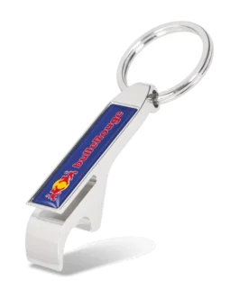 Custom metal bottle opener keyring