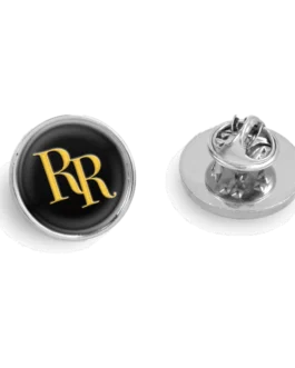 Custom round metal pin badge