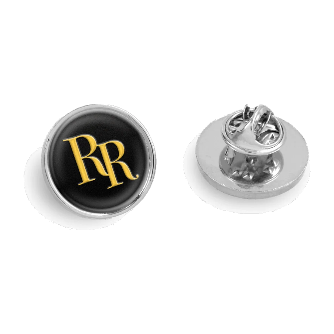 Custom round metal pin badge