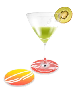 Custom round coaster