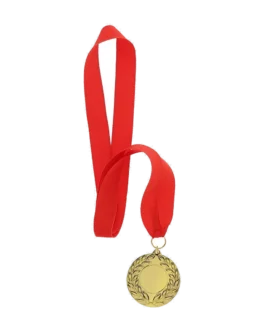Custom embossed gold medal 5 cm