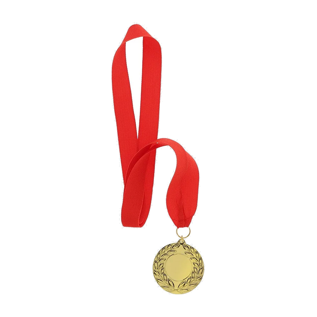 Custom embossed gold medal 5 cm