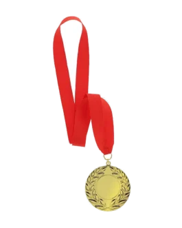 Custom embossed gold medal 7 cm