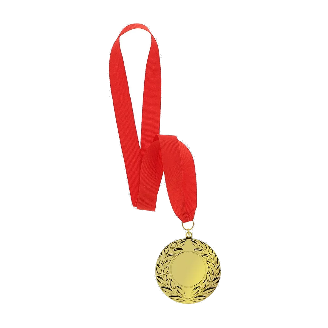 Custom embossed gold medal 7 cm
