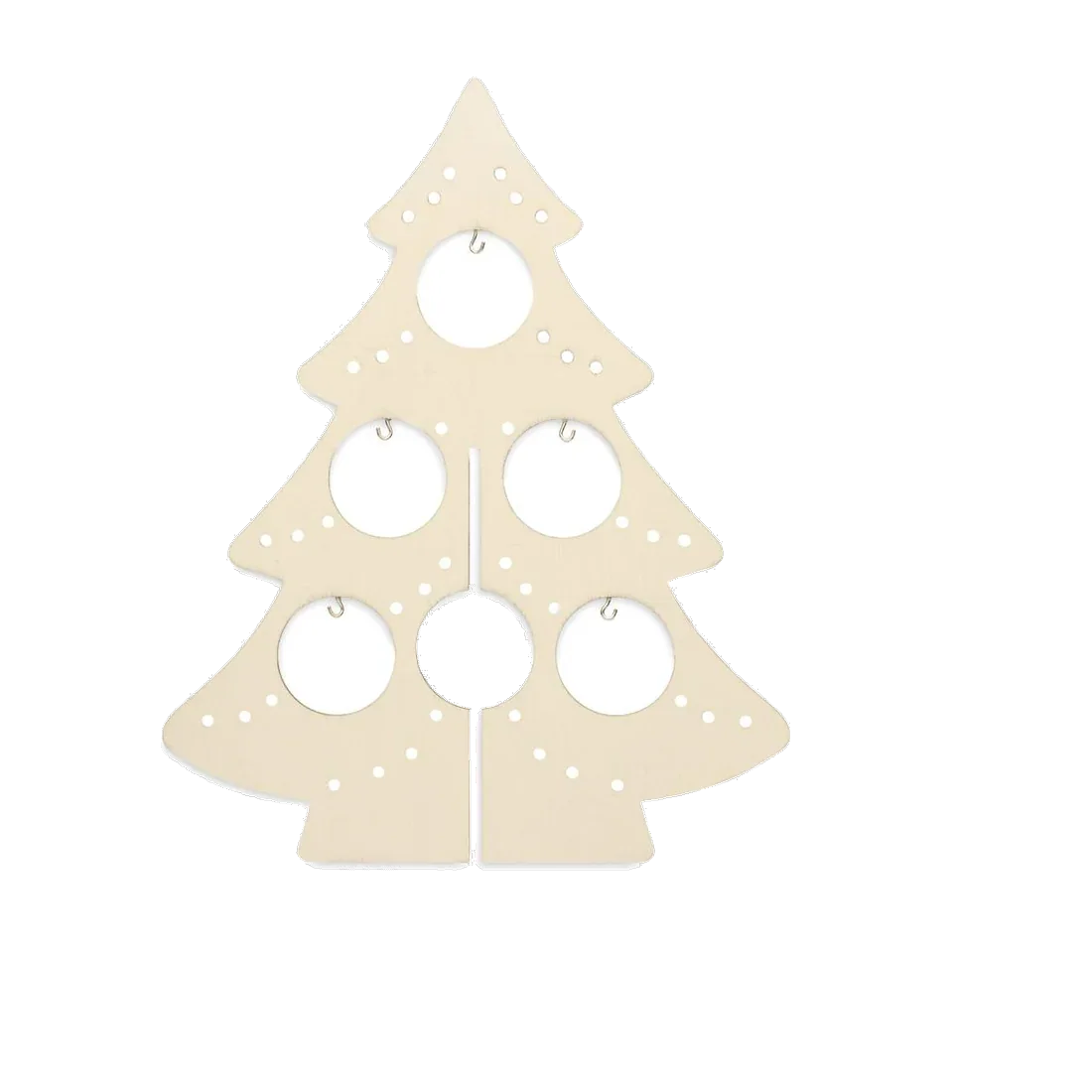 Décoration de sapin en bois, customisable – Silueta