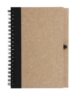 Bloc-notes recyclé et stylo, customisable – Sonora Plus