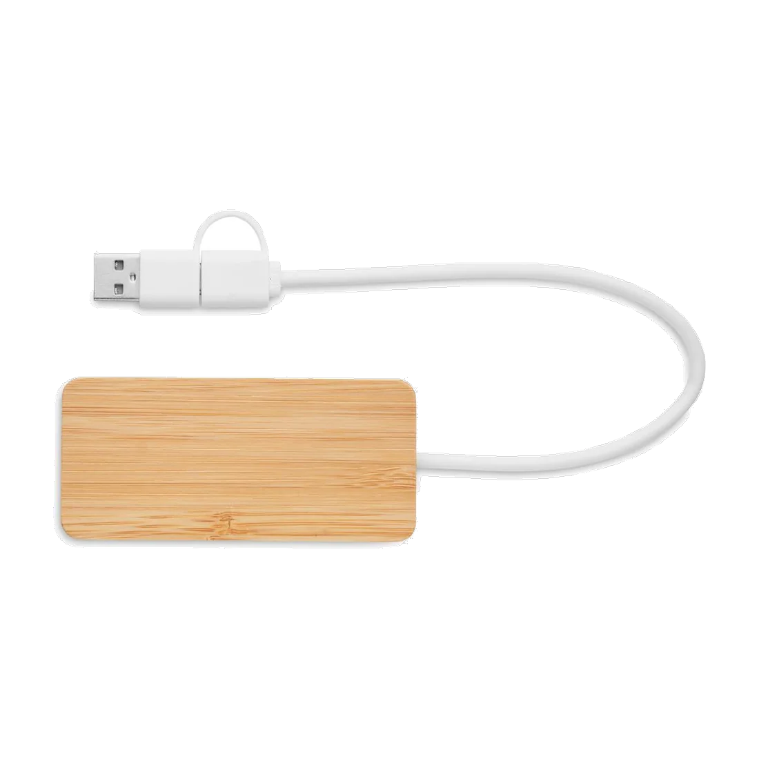 Hub USB 3 ports en bambou, customisable – Hubbam