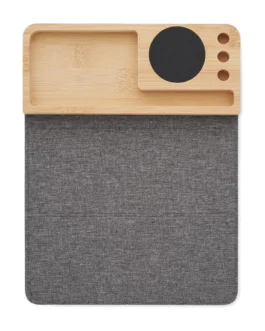 Chargeur sans fil bambou 15W personnalisable Pandu