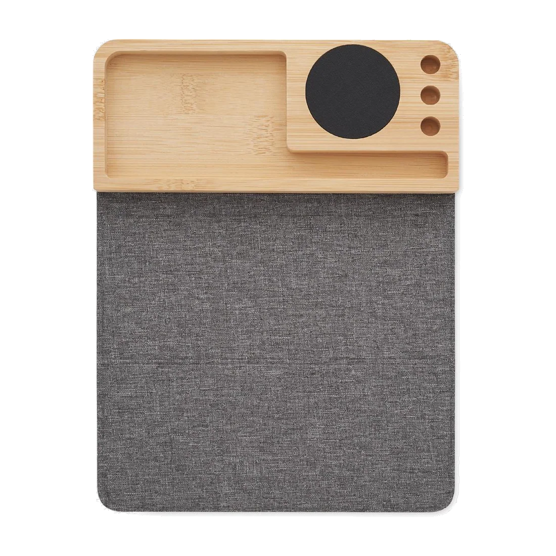 Chargeur sans fil bambou 15W personnalisable Pandu