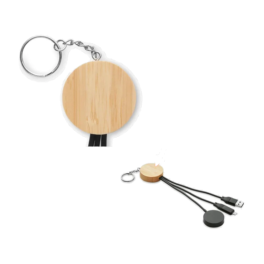 Porte-clés câble 4 en 1 60W personnalisable Bule