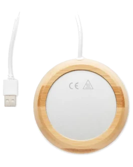 Chauffe-tasse en bambou personnalisable Muglet