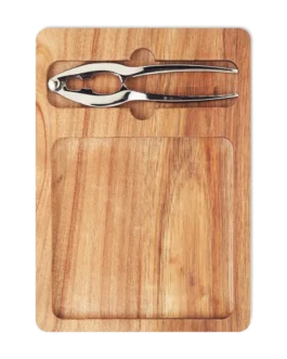 Set de casse-noix en acacia, customisable – Nutplate