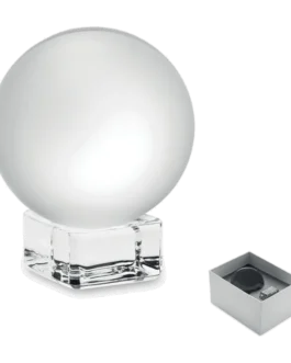 Trophée en verre rond, customisable – Glassward
