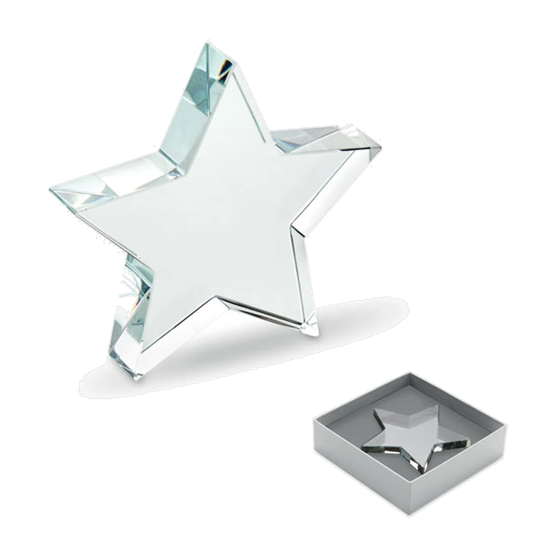 Trophée en verre étoile personnalisable Starward