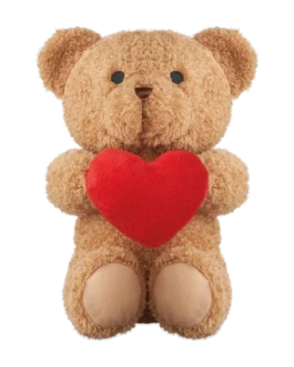Grand Ourson avec cœur 23cm personnalisable Snuggle