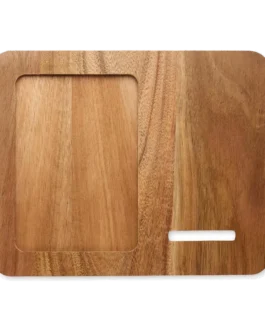 Cadre acacia et chargeur 15W, customisable – Finwood