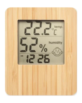 Station météo en bambou, customisable – Suncity