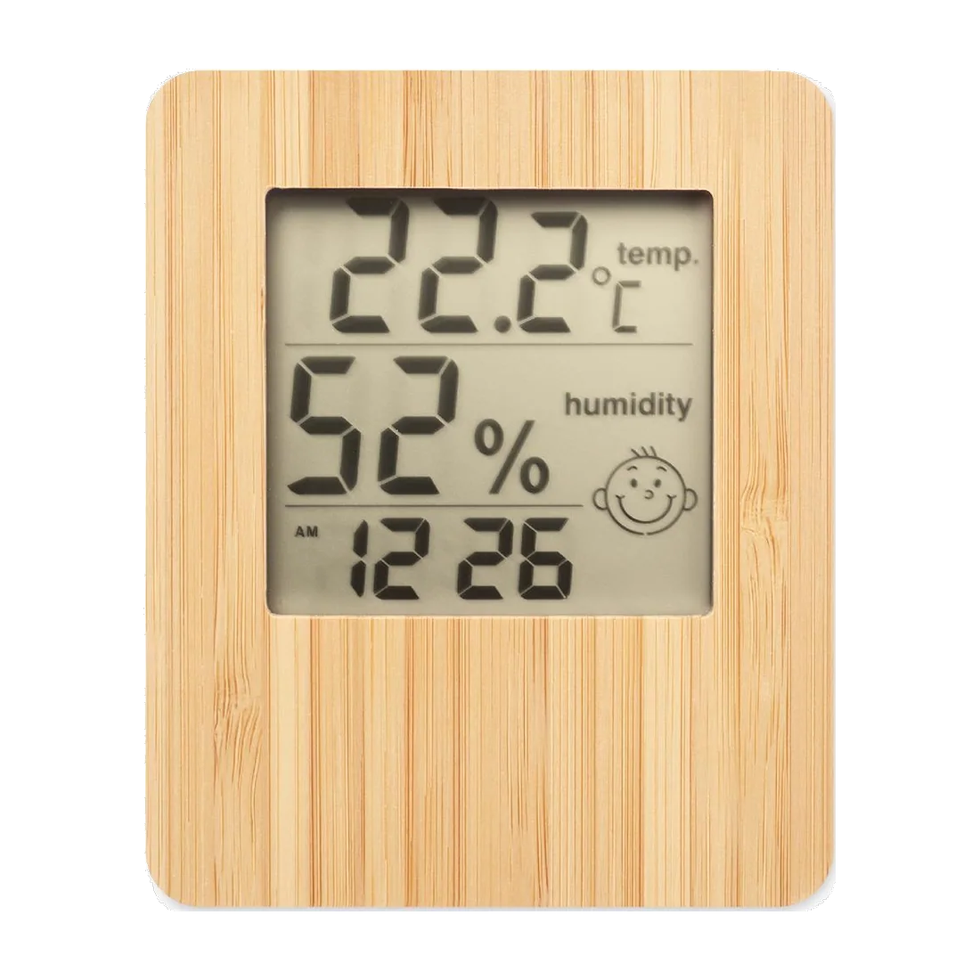Station météo en bambou personnalisable Suncity
