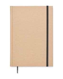 Carnet A5 en papier recyclé, customisable – Musa
