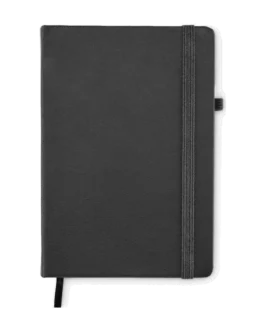 Carnet A5 ligné en PU recyclé, customisable – Arpu