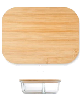 Lunchbox en verre et bambou personnalisable Tundra 3