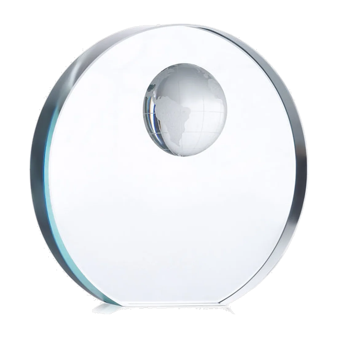 Trophée globe en verre, customisable – Mondal