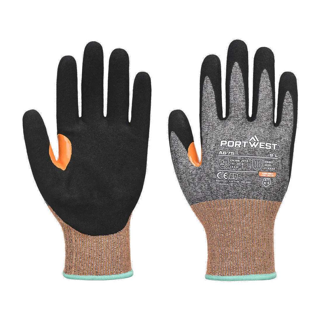 Gant CS anti-coupure G18 nitrile Sandy A7 Portwest