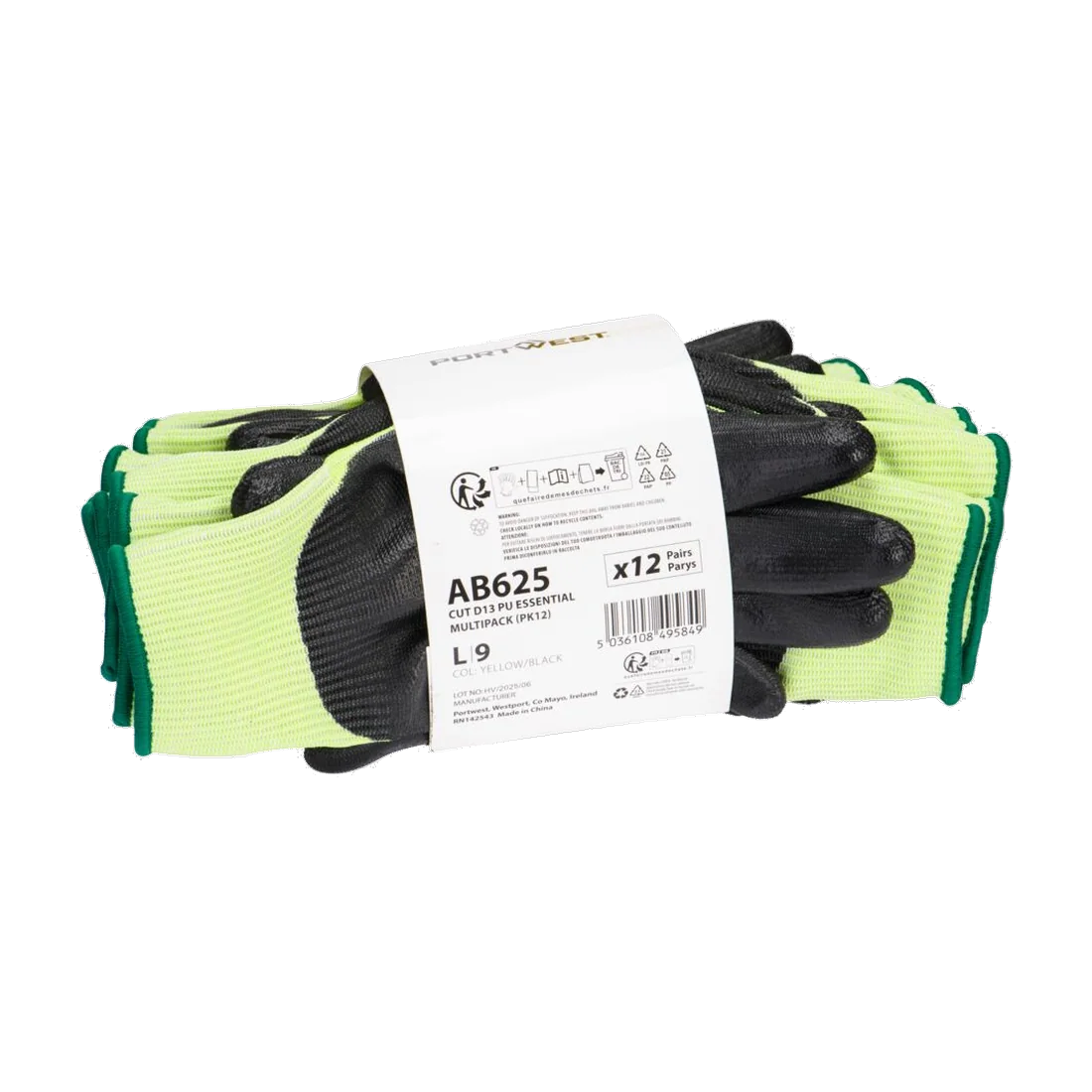 Cut D13 PU Essential Multipack (PK12) – Portwest