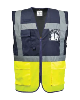 Gilet Executive Paris Hi-Vis bicolore personnalisable Portwest