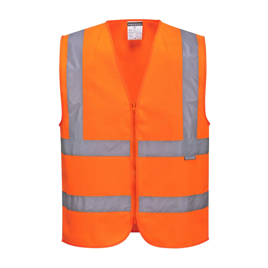 Gilet Hi-Vis avec zip personnalisable Portwest
