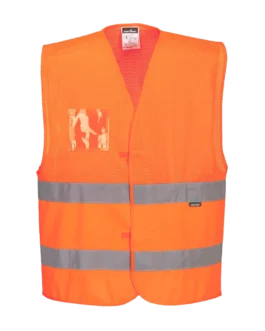 Gilet HV semi-maille personnalisable Portwest