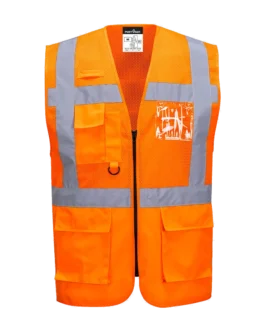 Gilet exécutive maille Madrid personnalisable Portwest