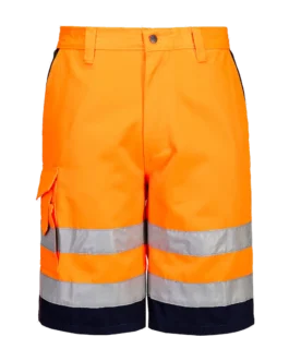 Bermuda HiVis Poly-coton personnalisable Portwest