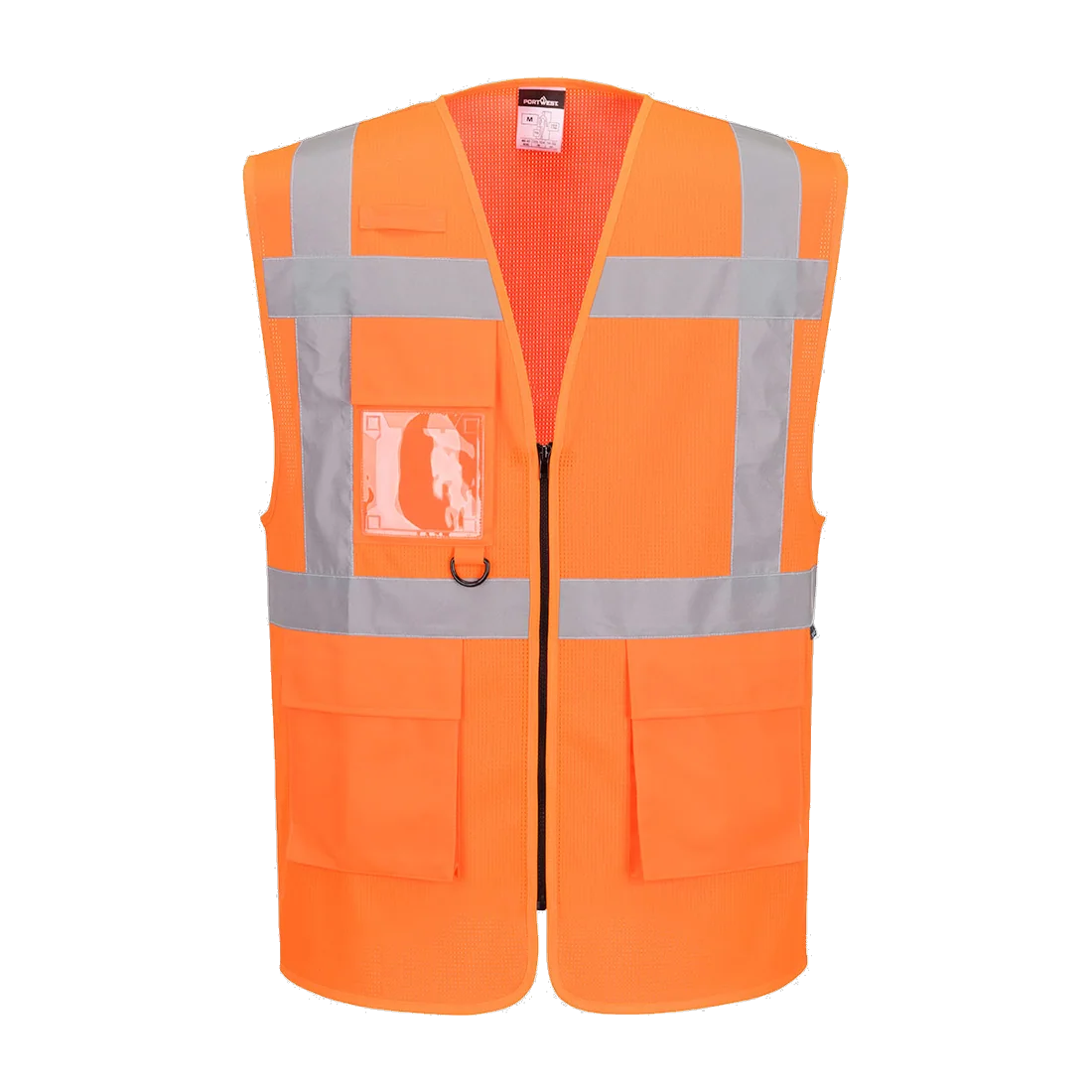 Gilet exécutif en maille haute visibilité Essential personnalisable Portwest