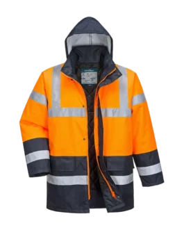Veste de circulation hivernale contrastée haute visibilité Essential personnalisable Portwest