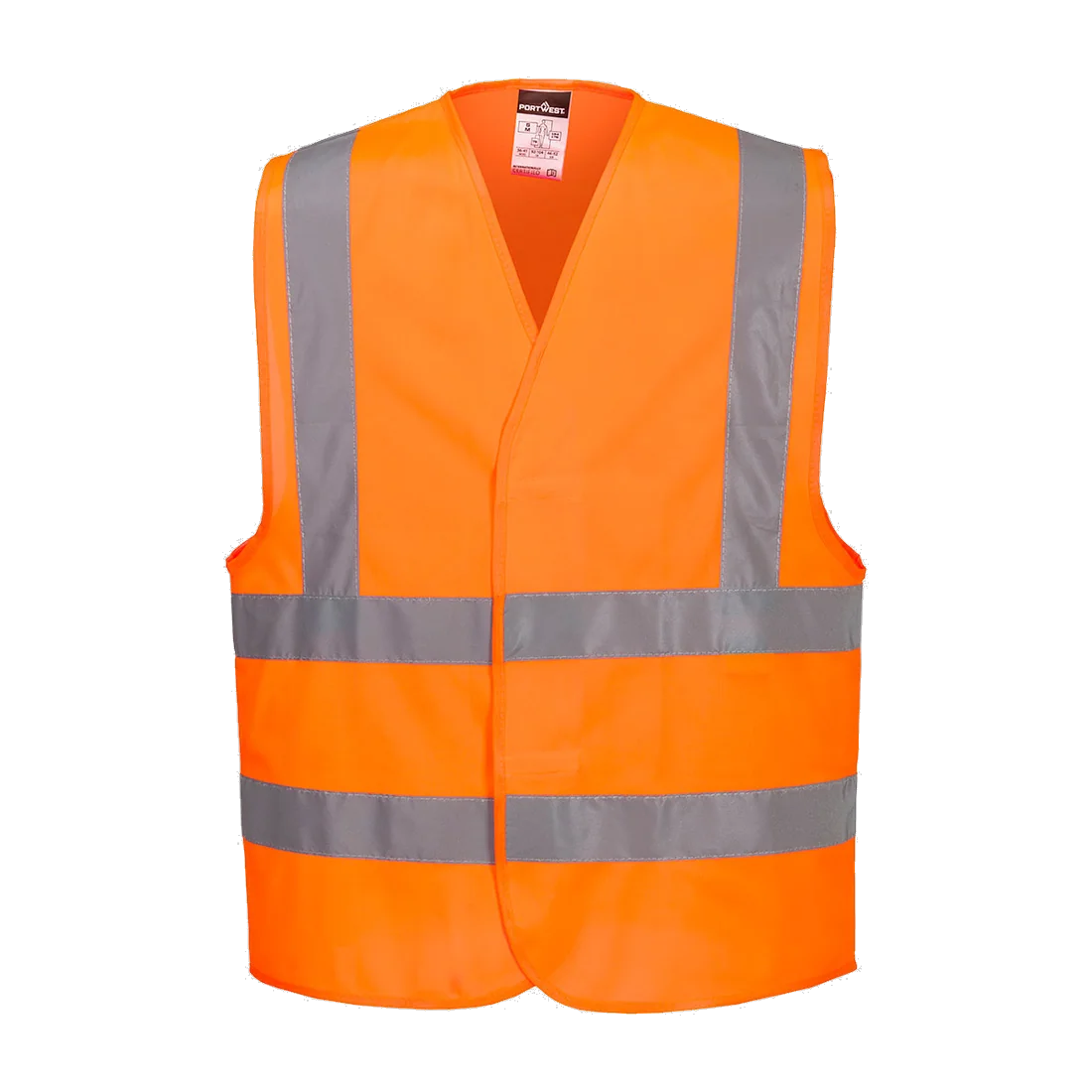 Gilet à bandes et bretelles haute visibilité Essential personnalisable Portwest
