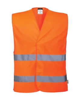 Gilet à deux bandes haute visibilité Essential personnalisable Portwest