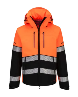Veste imper-respirante à capuche HV EV4 (3L) personnalisable Portwest