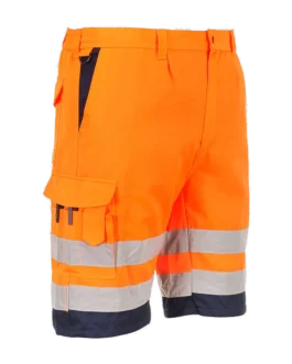 Short en poly-coton léger haute visibilité personnalisable Portwest