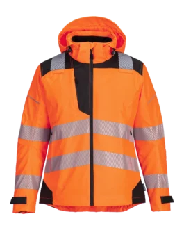 Veste de pluie haute visibilité PW3 pour femme personnalisable Portwest