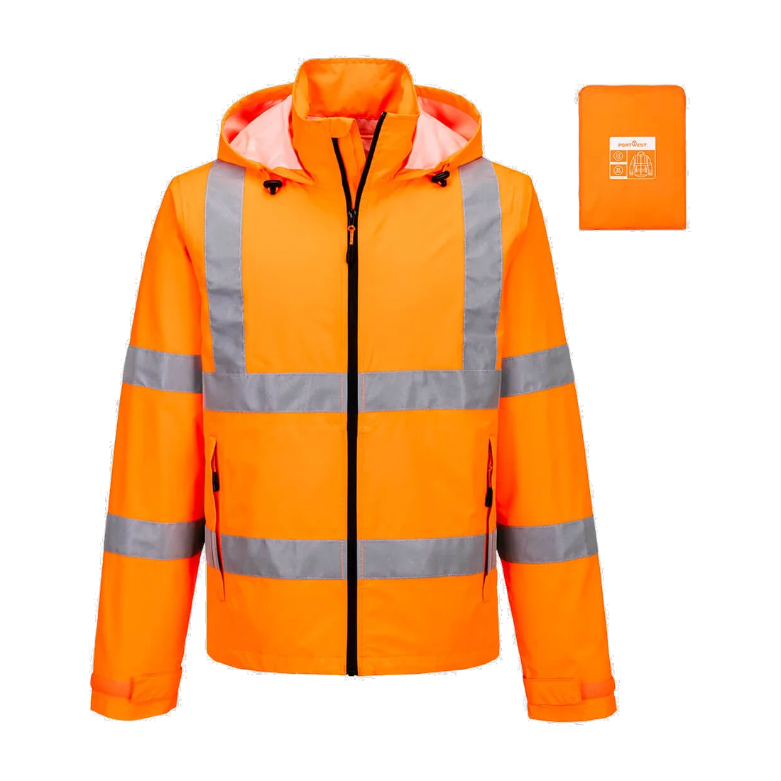 Veste légère pliable HV personnalisable Portwest