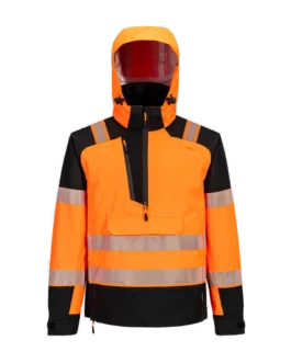 Veste de pluie HV PW3 à enfiler (3 couches) personnalisable Portwest