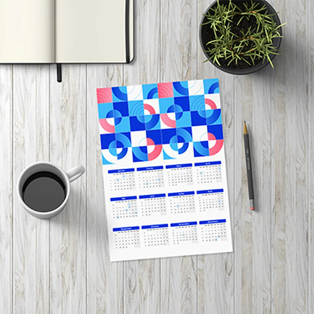 Custom wall calendar