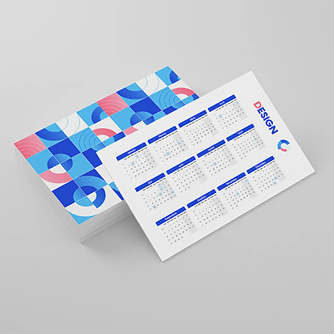 Custom pocket calendar