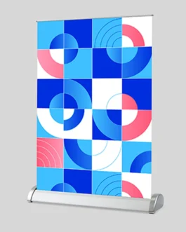 Custom tabletop roll-up