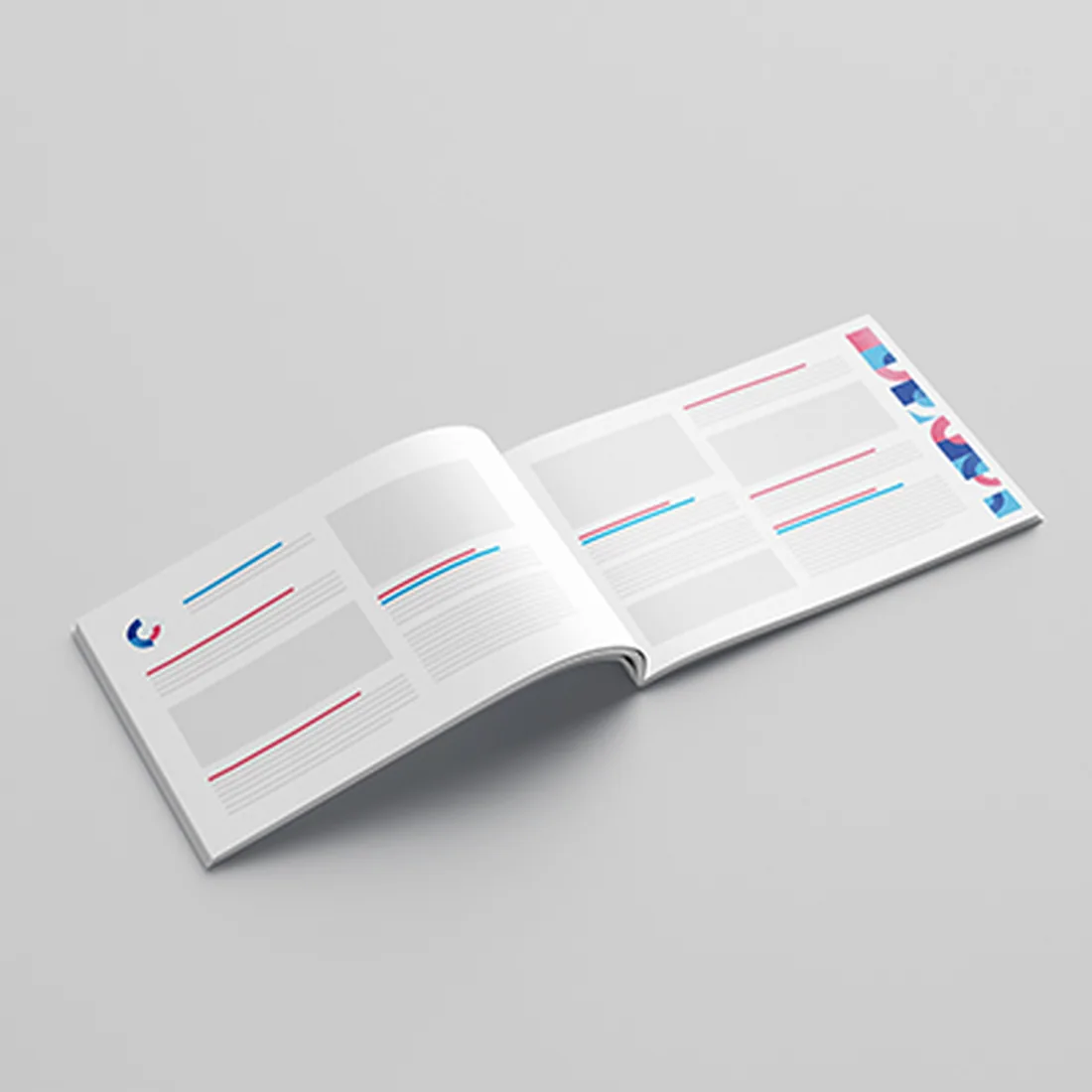 Custom stapled brochure
